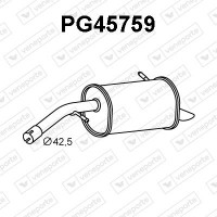 PG45759 VENEPORTE Глушник вихлопних газів кінцевий