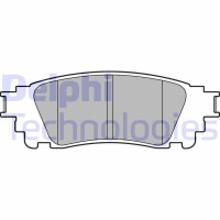 LP3171 DELPHI Комплект гальмівних колодок дисковий гальм