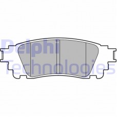 LP3171 DELPHI Комплект гальмівних колодок дисковий гальм