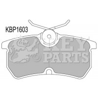 KBP1603 KEY PARTS КомплеК т гальмівних колодок, дискове гальмо
