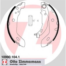 10990.104.1 ZIMMERMANN Комплект гальмівних колодок
