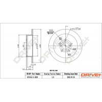 DP1010.11.0235 Dr!ve+ Гальмівний диск