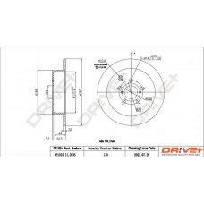 DP1010.11.0235 Dr!ve+ Гальмівний диск
