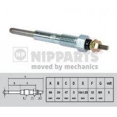 J5719000 NIPPARTS Свічка розжарювання