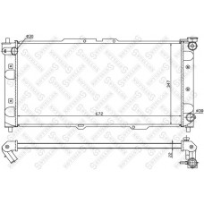10-25216-SX STELLOX Радіатор охолодження двигуна