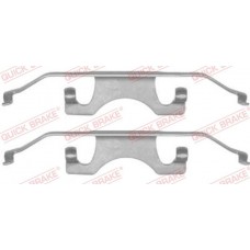 109-1241 QUICK BRAKE Комплектуючі колодки дискового гальма