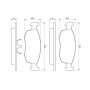 0 986 469 070 BOSCH КомплеК т гальмівних колодок, дискове гальмо