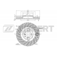BS-6014 ZEKKERT Гальмівний диск