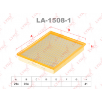 LA-1508-1 LYNXauto Повітряний фільтр