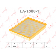LA-1508-1 LYNXauto Повітряний фільтр