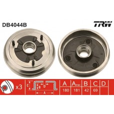DB4044B TRW Гальмівний барабан