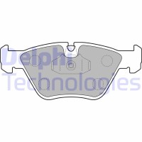 LP1843 DELPHI Комплект гальмівних колодок дисковий гальм