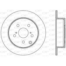BDA2581.10 OPEN PARTS Гальмівний диск
