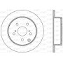 BDA2581.10 OPEN PARTS Гальмівний диск