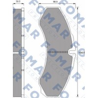FO 911481 FOMAR Friction КомплеК т гальмівних колодок, дискове гальмо