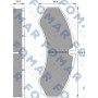 FO 911481 FOMAR Friction КомплеК т гальмівних колодок, дискове гальмо