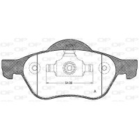 BPA0962.00 OPEN PARTS Комплект гальмівних колодок дисковий гальм