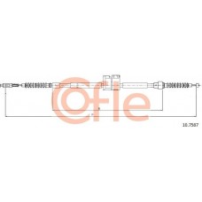 10.7587 COFLE Тросик, cтояночный тормоз