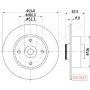 DP-0712C JAPANPARTS Гальмівний диск
