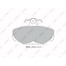 BD-3030 LYNXauto Комплект гальмівних колодок дисковий гальм