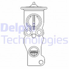 CB1018V DELPHI Розширювальний клапан кондиціонера