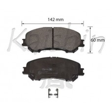 FK1339 KAISHIN Комплект гальмівних колодок дисковий гальм