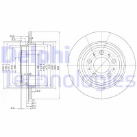 BG3515C DELPHI Гальмівний диск