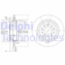 BG3515C DELPHI Гальмівний диск