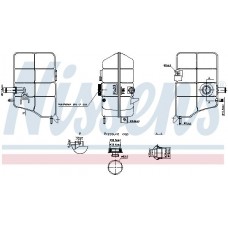 996254 NISSENS Компенсаційний бак охолоджувальна рідина