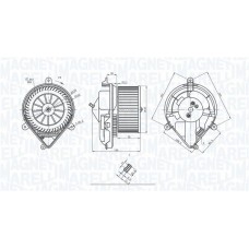 069412228010 MAGNETI MARELLI Вентилятор салону