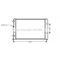 VNA2115 AVA QUALITY COOLING Радіатор охолодження двигуна