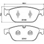 8DB 355 016-021 HELLA Комплект гальмівних колодок, дискове гальмо