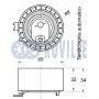 541196 RUVILLE Натяжний ролик ремінь ГРМ