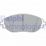 LP3368 DELPHI Комплект гальмівних колодок дисковий гальм