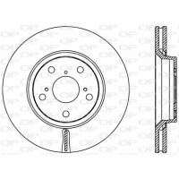 BDA2365.20 OPEN PARTS Гальмівний диск