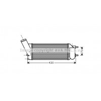 PEA4335 AVA QUALITY COOLING Интеркулер