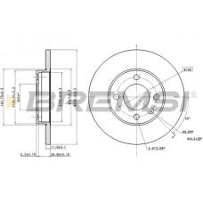 CD6103S BREMSI Гальмівний диск