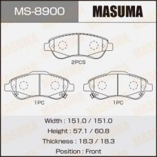 MS-8900 MASUMA Комплект гальмівних колодок