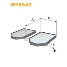 WP6942 WIX FILTERS Фільтр повітря у внутрішньому просторі