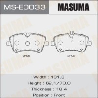 MS-E0033 MASUMA Комплект гальмівних колодок