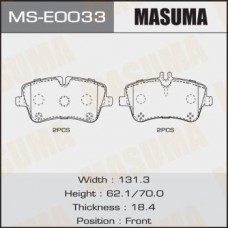 MS-E0033 MASUMA Комплект гальмівних колодок