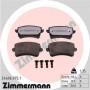 24606.975.1 ZIMMERMANN Комплект гальмівних колодок дисковий гальм