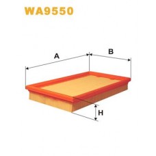WA9550 WIX FILTERS Повітряний фільтр