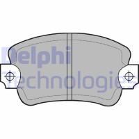 LP197 DELPHI КомплеК т гальмівних колодок, дискове гальмо