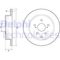 BG4757C DELPHI Гальмівний диск