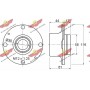 01.343 AUTOKIT Комплект підшипника ступиці колеса