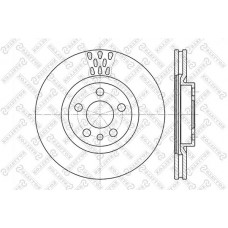 6020-9942V-SX STELLOX Гальмівний диск