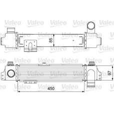 818634 VALEO Интеркулер