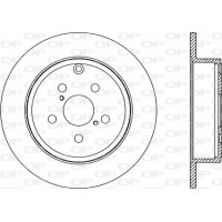 BDR2177.10 OPEN PARTS Гальмівний диск