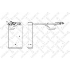 10-35214-SX STELLOX Теплообмінник обігрів салону